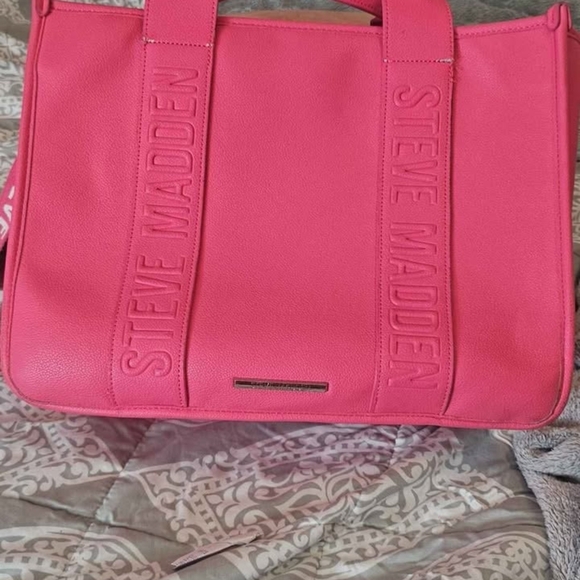 Steve Madden Pink Tote Bag - Picture 3 of 10